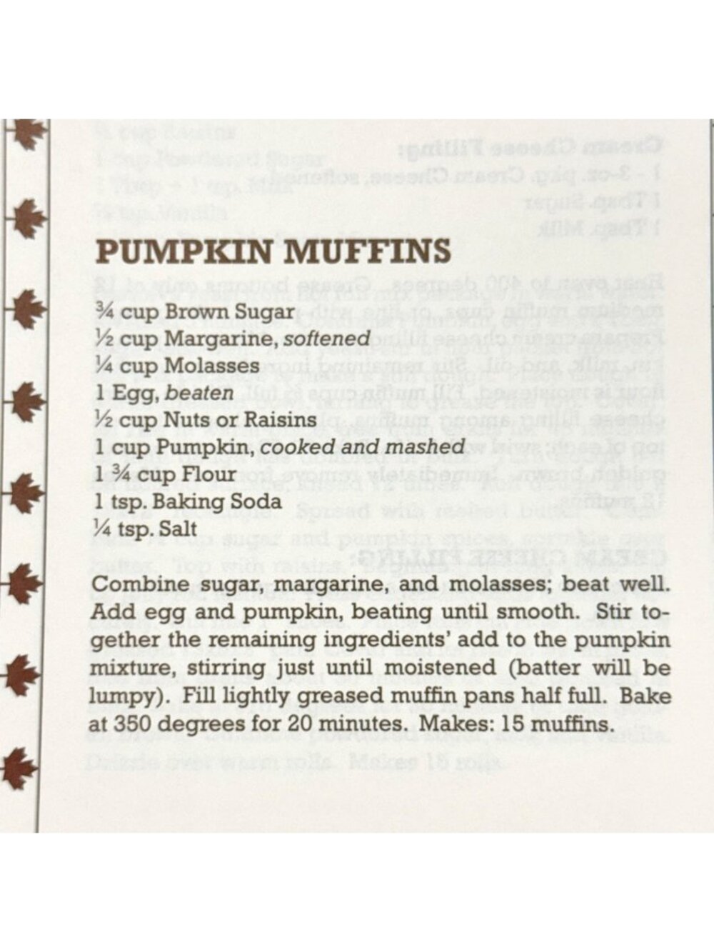 Pumpkin Patch Cookbook 3rd Edition 2010 Spiral-Bound Pumpkin Focused Recipes - Picture 7 of 7